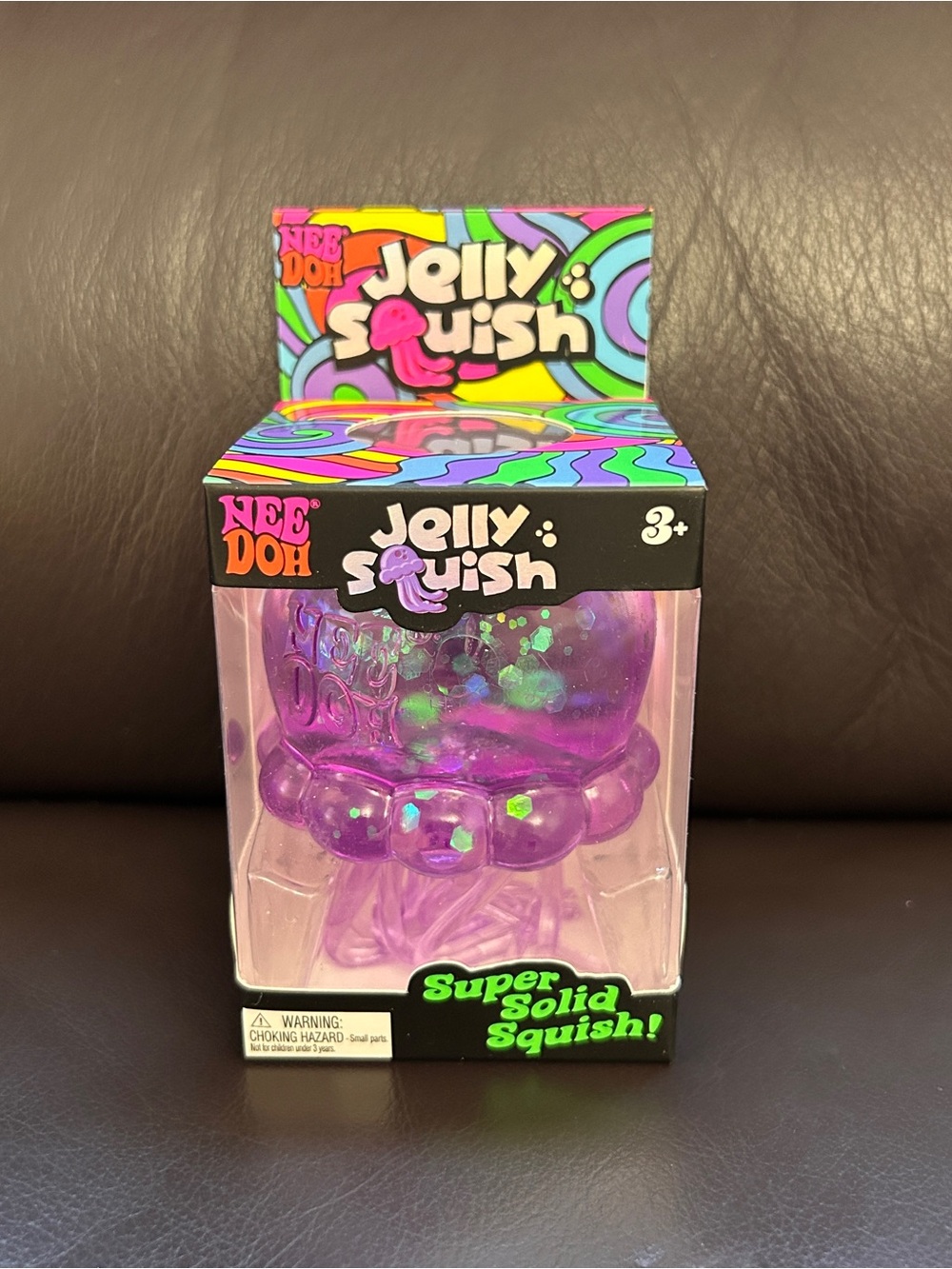 NeeDoh Purple Jellyfish Squishy Fidget Toy NWT